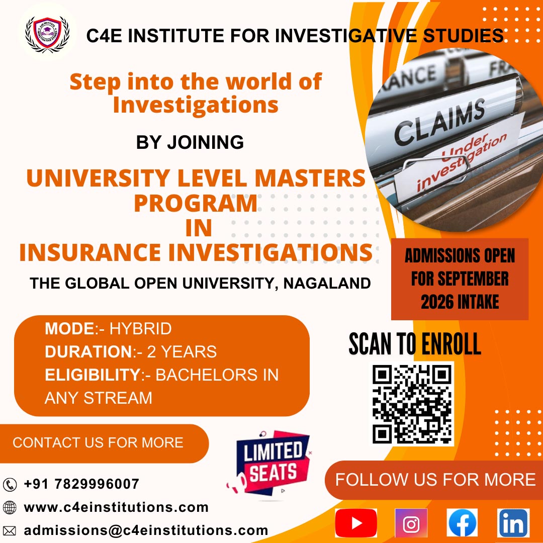 Insurance Master Program Structure Masters in Insurance Investigations - Clue4evidence