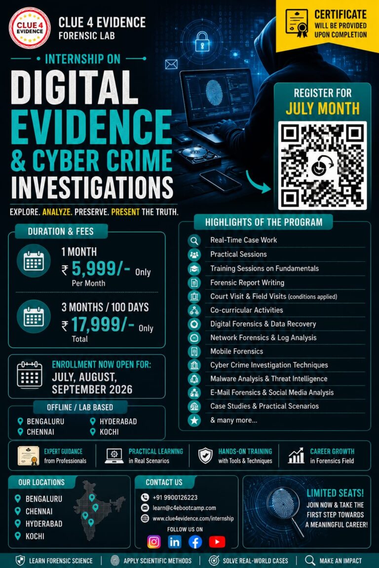 Internships - Clue4evidence